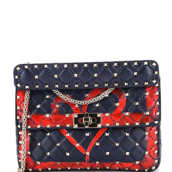 Valentino Garavani Rockstud Spike Flap #237452V12B